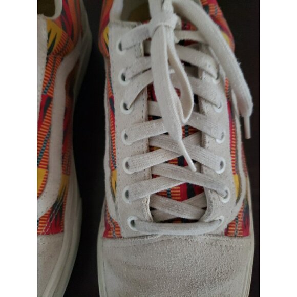 Vans Union X Old Skool 'Kente Cloth' Mens 10.5 Africa Skater Suede Low Top - Picture 9 of 13